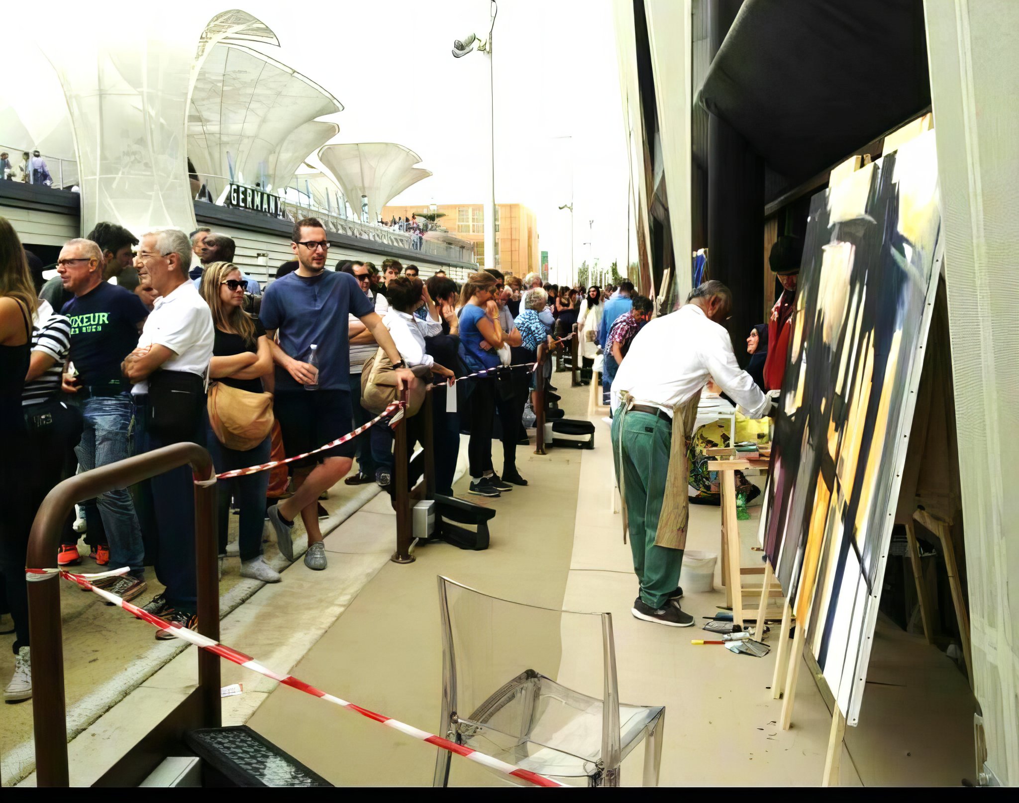 Painting Live at Expo Milan